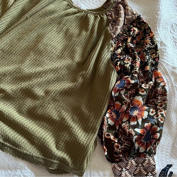 BOUTIQUE BOHO puff sleeve‎ top - Picture 1 of 3